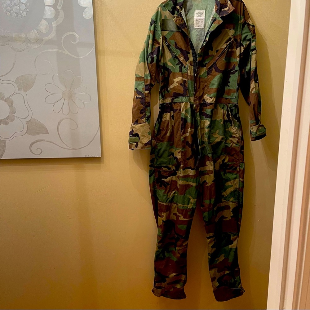 Men’s army flight suit.